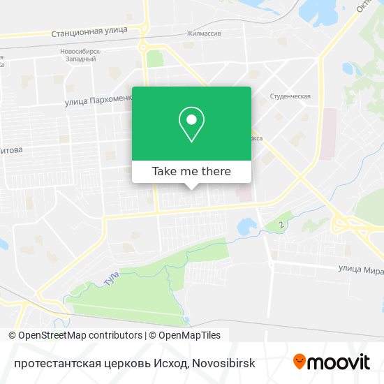 протестантская церковь  Исход map