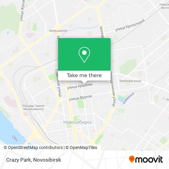 Crazy Park map