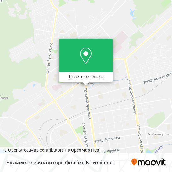 Букмекерская контора Фонбет map