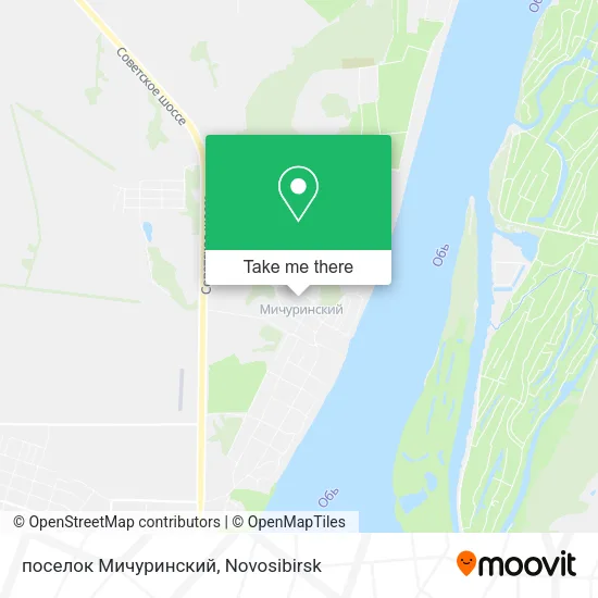 поселок Мичуринский map