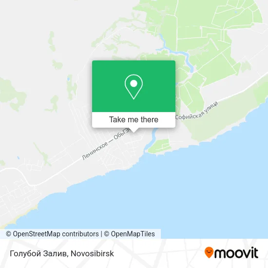 Голубой Залив map