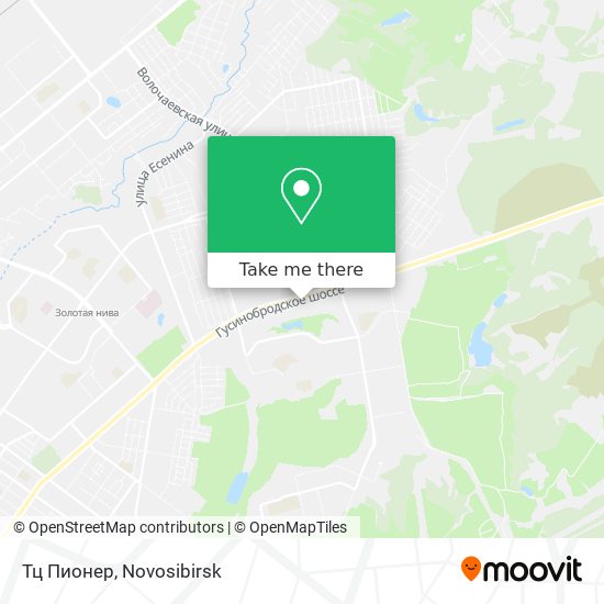 Тц Пионер map