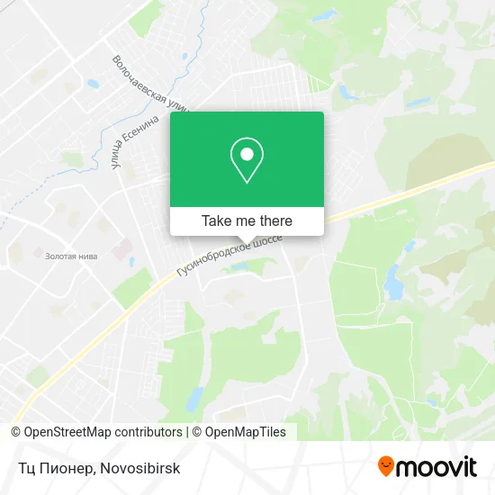 Тц Пионер map
