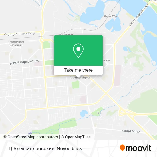 ТЦ Александровский map
