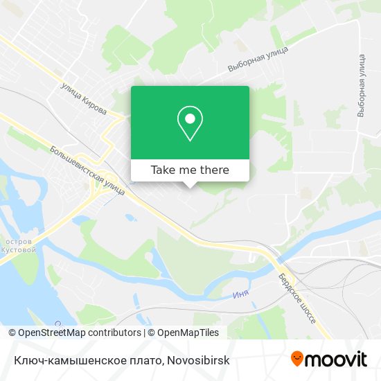 Ключ-камышенское плато map