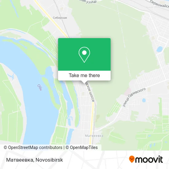 Матвеевка map