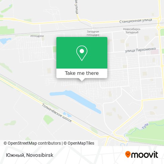 Южный map