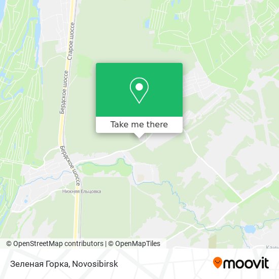 Зеленая Горка map