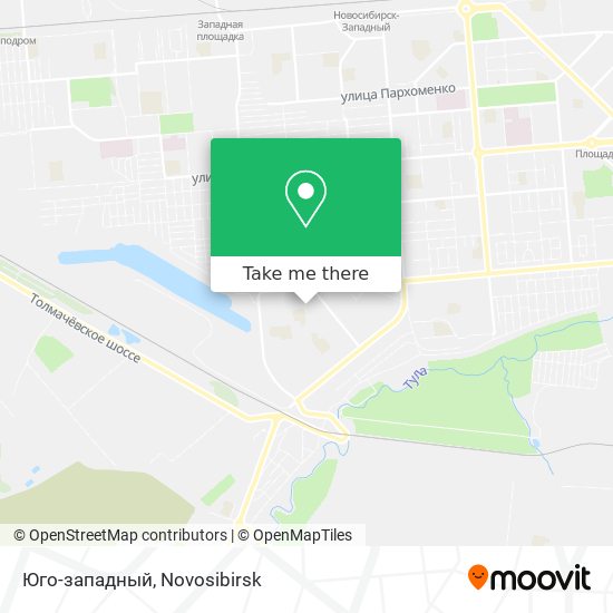 Юго-западный map