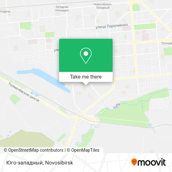 Юго-западный map