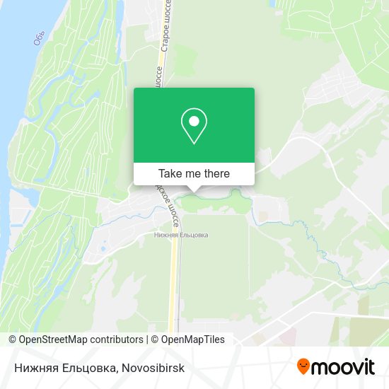 Нижняя Ельцовка map