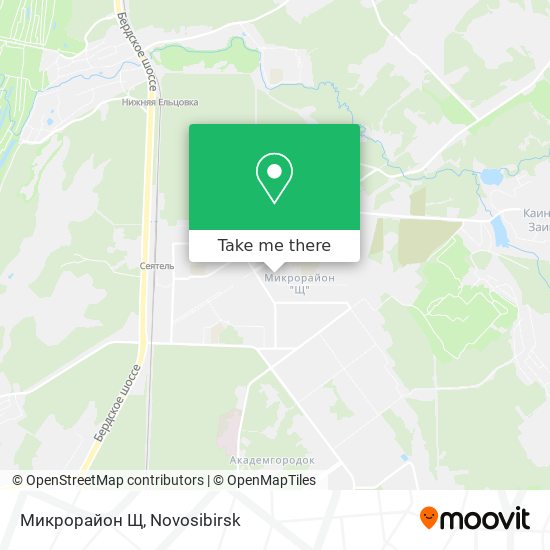 Микрорайон Щ map