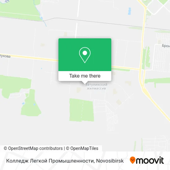 Колледж Легкой Промышленности map