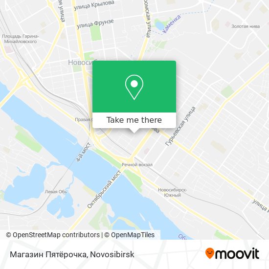 Магазин  Пятёрочка map