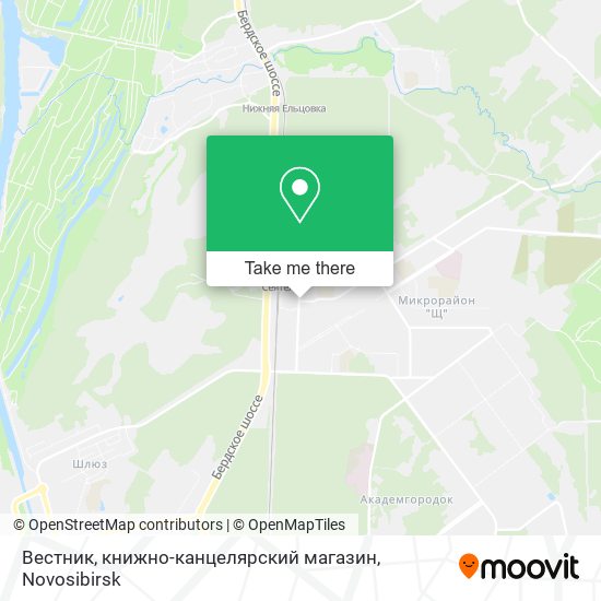Вестник, книжно-канцелярский магазин map
