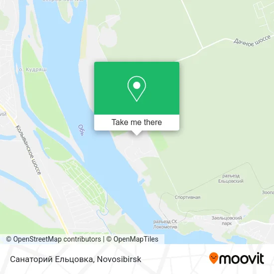 Санаторий  Ельцовка map