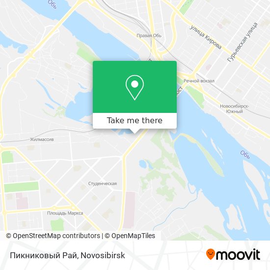 Пикниковый Рай map