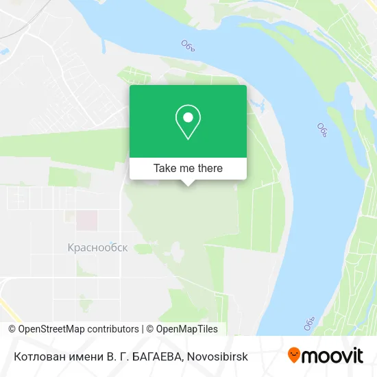 Котлован имени В. Г. БАГАЕВА map