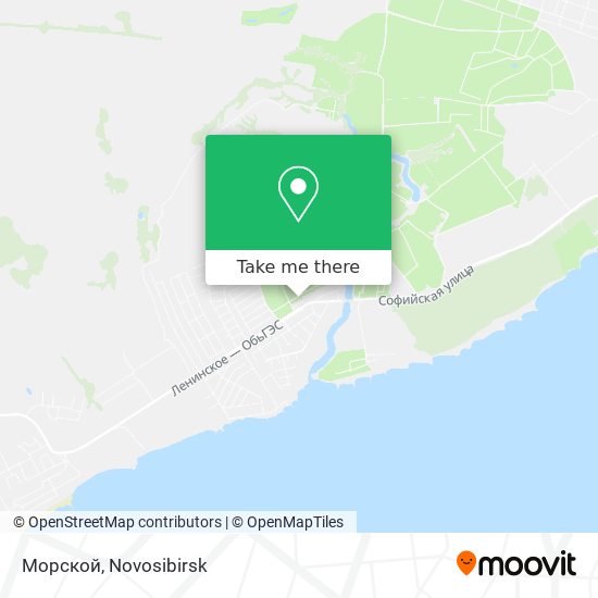 Морской map