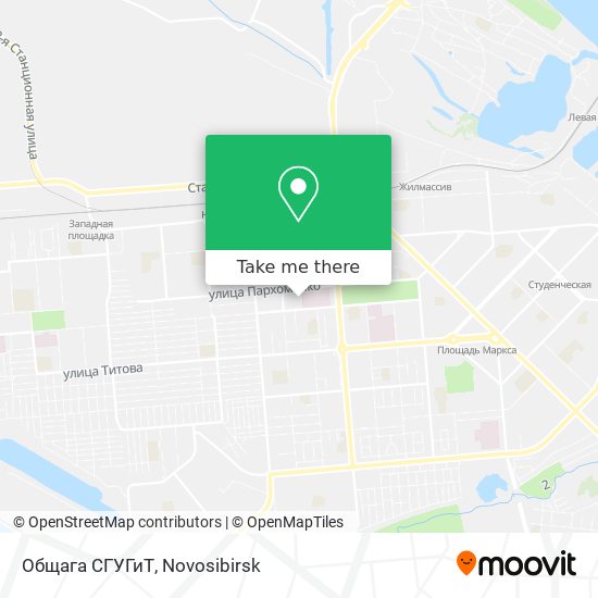 Общага СГУГиТ map