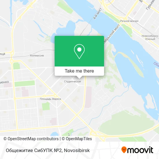Общежитие СибУПК №2 map
