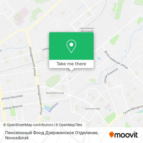 Пенсионный Фонд Дзержинское Отделение map
