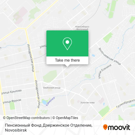 Пенсионный Фонд Дзержинское Отделение map