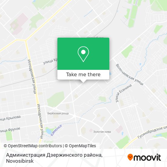 Администрация Дзержинского района map