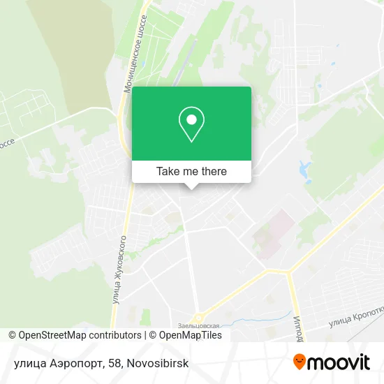 улица Аэропорт, 58 map