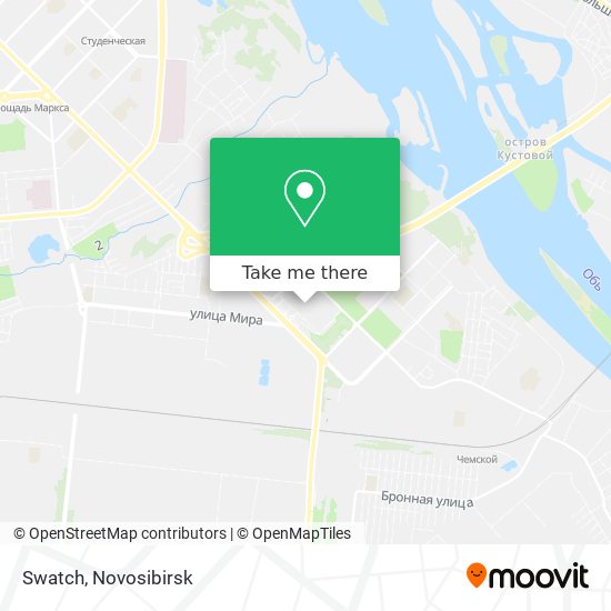 Swatch map
