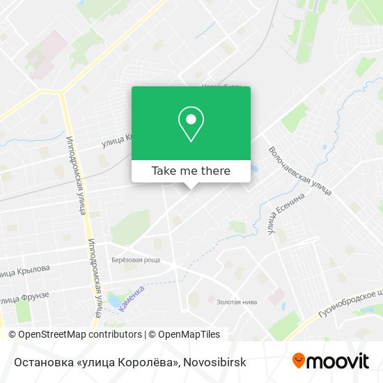 Остановка «улица Королёва» map
