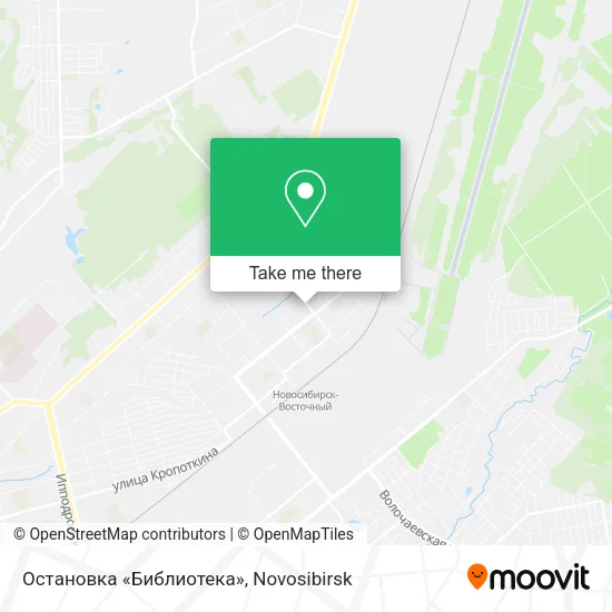 Остановка «Библиотека» map