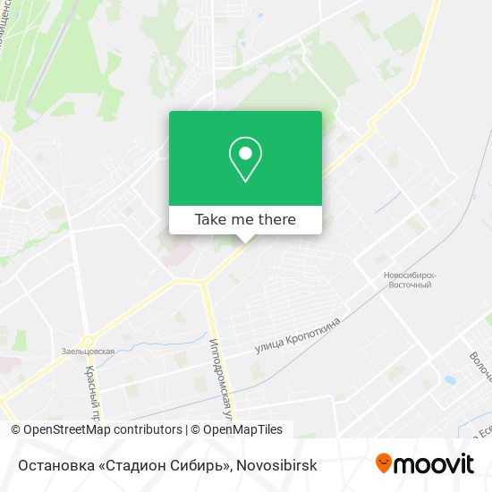 Остановка «Стадион Сибирь» map