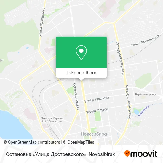 Остановка «Улица Достоевского» map