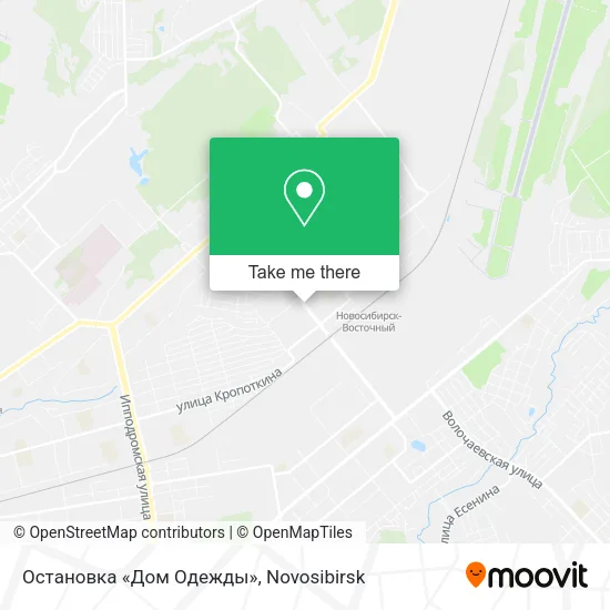 Остановка «Дом Одежды» map