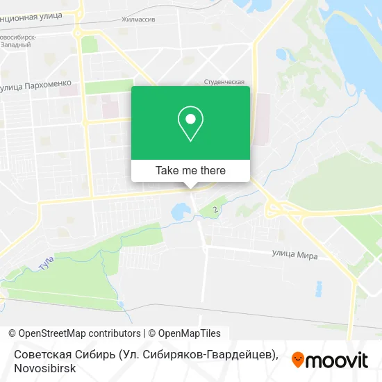 Советская Сибирь (Ул. Сибиряков-Гвардейцев) map