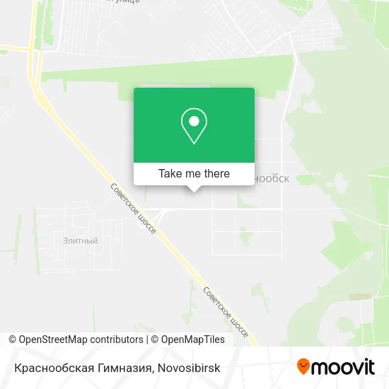 Краснообская Гимназия map