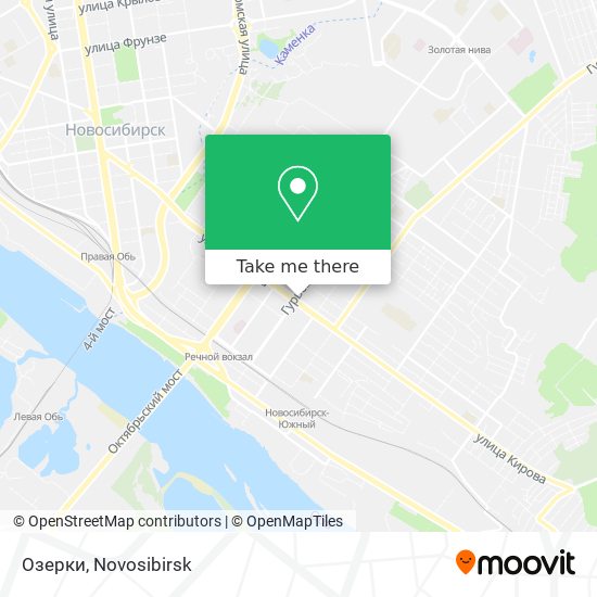 Озерки map
