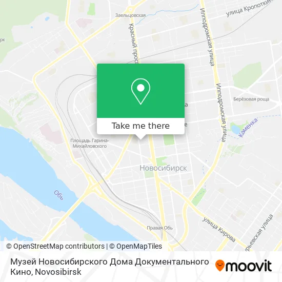 Музей Новосибирского Дома Документального Кино map