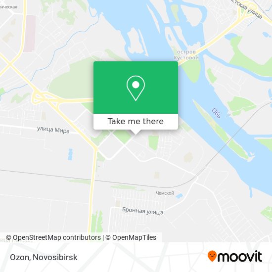 Ozon map