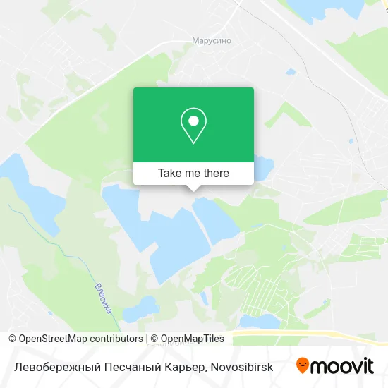 Левобережный Песчаный Карьер map