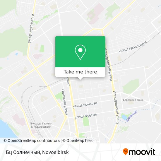 Бц Солнечный map