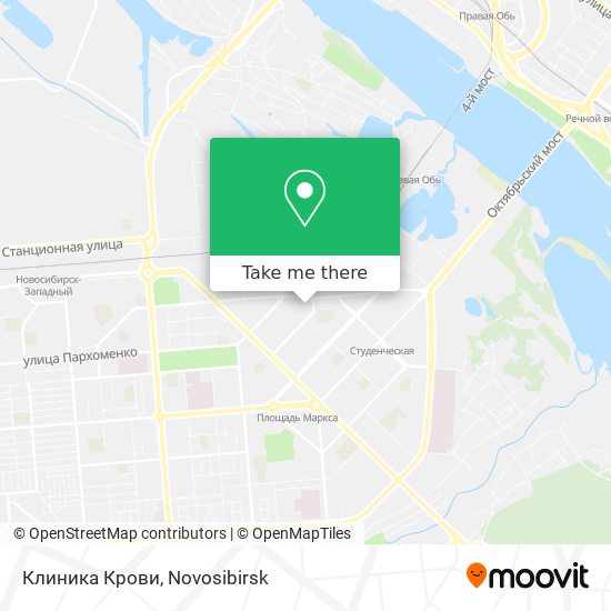 Клиника Крови map