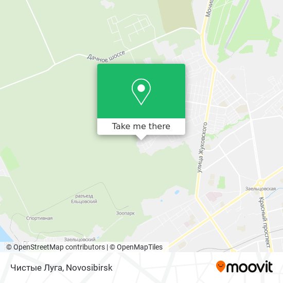Чистые Луга map