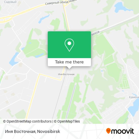 Иня Восточная map