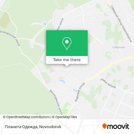 Планета Одежда map