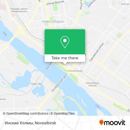 Инские Холмы map