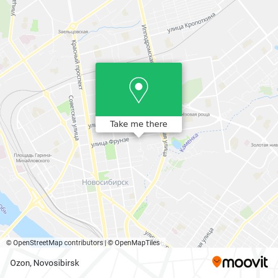 Ozon map