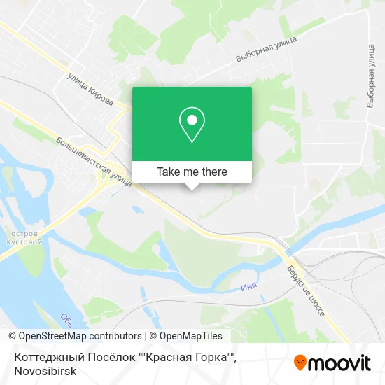 Коттеджный Посёлок ""Красная Горка"" map