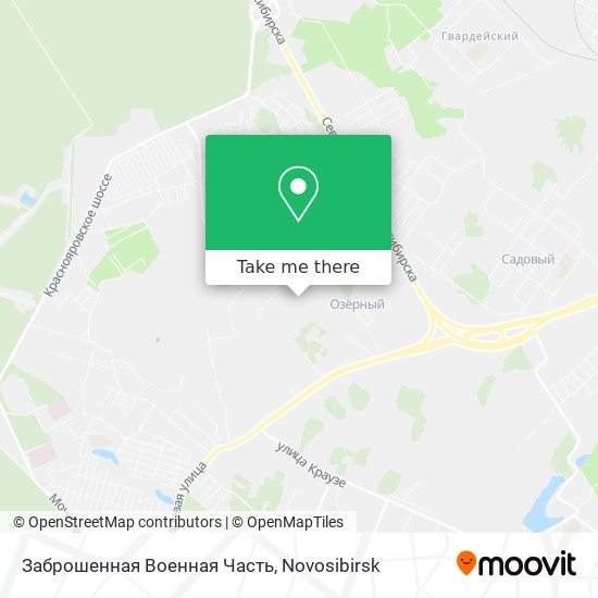 Заброшенная Военная Часть map